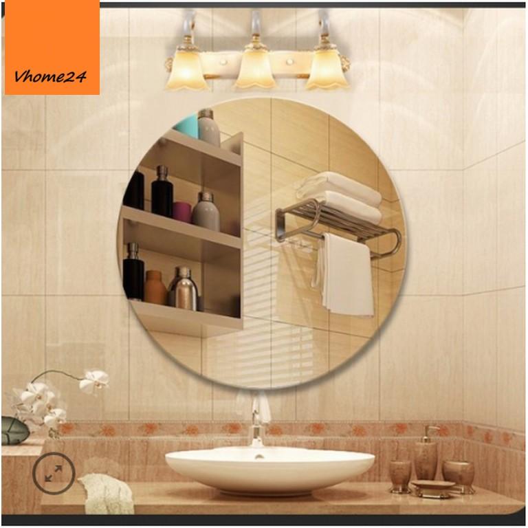 Gương tròn decor tràn viền