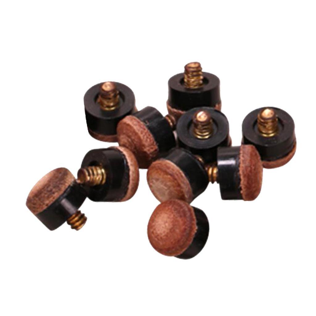 Extended Spider Cue Bridge Head Plus10Pcs 12mm Screw-On Cue Tips Set