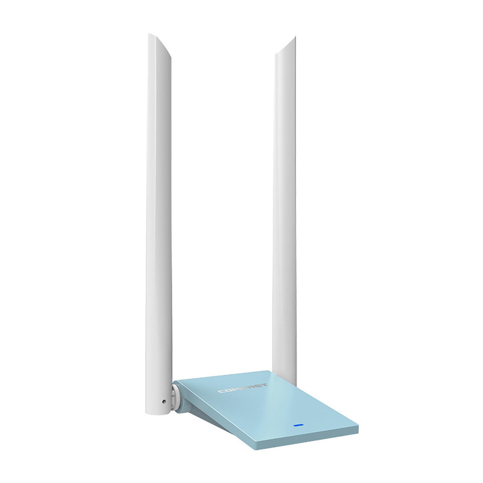 600Mbps Dual Band Wireless WiFi Adapter with Antennas Free Driver High Speed