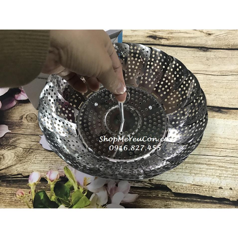 Vỉ hấp inox đa năng có móc cầm
