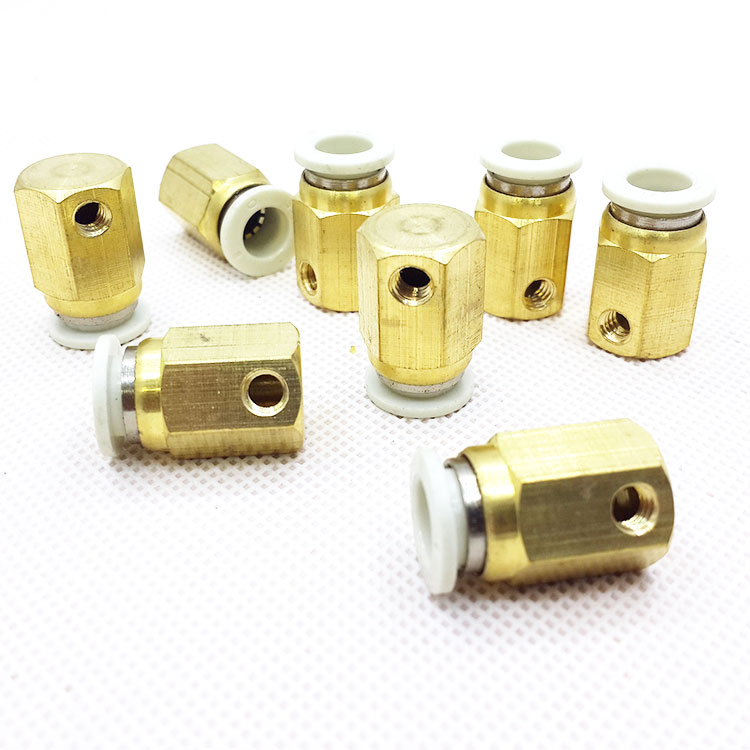 Đế gắn béc phun sương bằng đồng nối nhanh - 8 cái