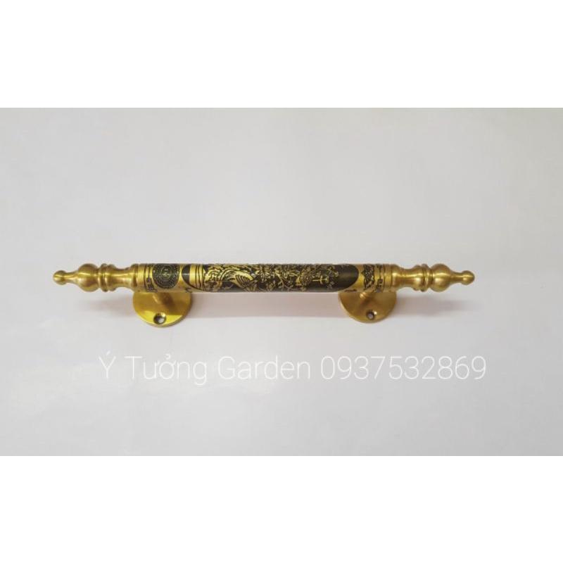 Tay nắm cửa gỗ, tay nắm cửa cổng đồng thau đúc