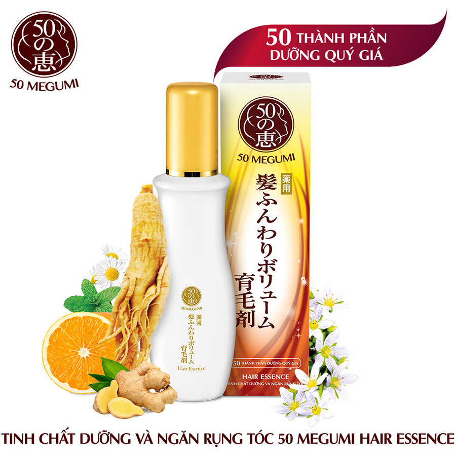 Tinh chất dưỡng và ngăn rụng tóc 50 Megumi Hair Essence 120ml