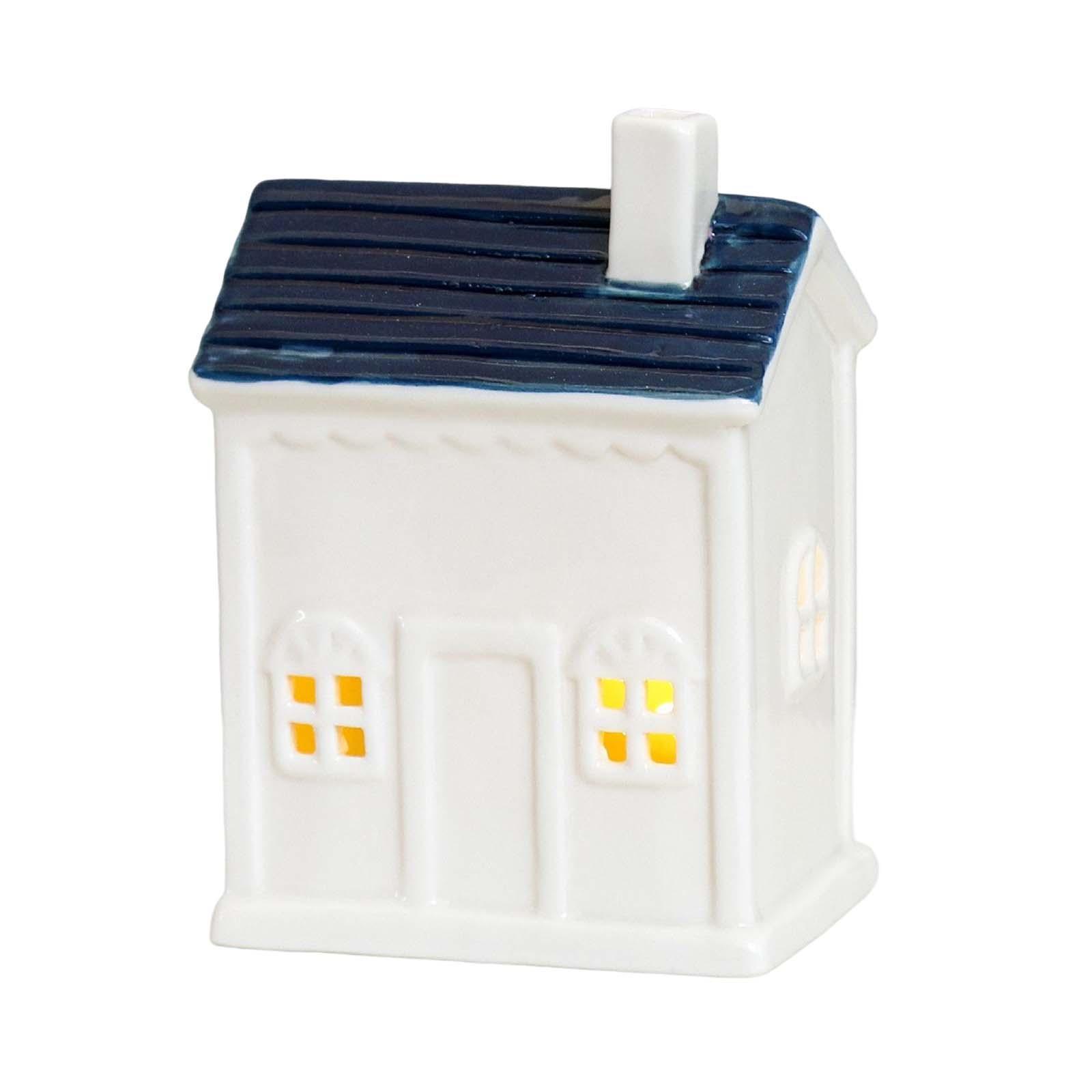 Ceramic House Candle Holder Stand Small House Shaped for Home Wedding Party