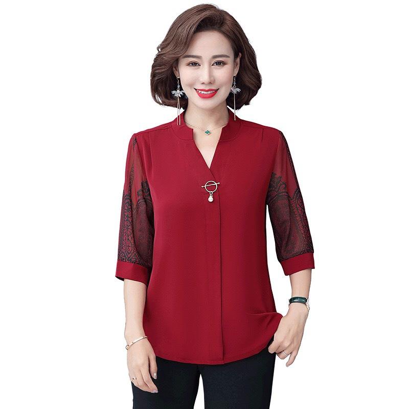 ️Có Big Size️Áo Kiểu Trung Niên Cho Bà Cho Mẹ Tay Dài Cổ Đức Sang TrọngÁO SƠ MI CÔNG SỞ TRUNG NIÊN SANG TRỌNG, LỊCH SỰ