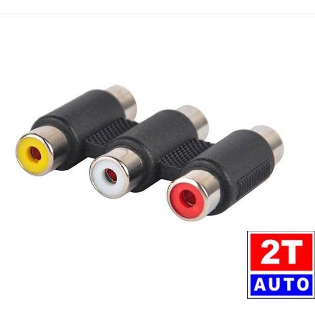 Jack kết nối, đầu giắc kết nối cáp AV 3 cổng:  SKU:291