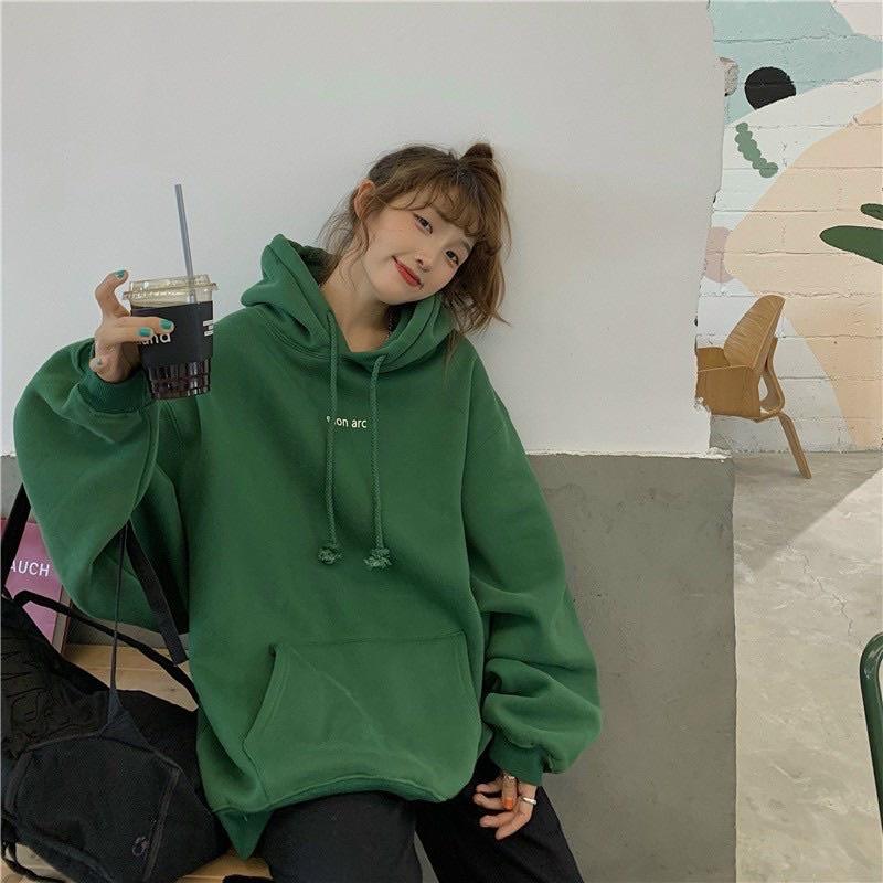 Áo hoodie form rộng mũ hai lớp - Alon arc