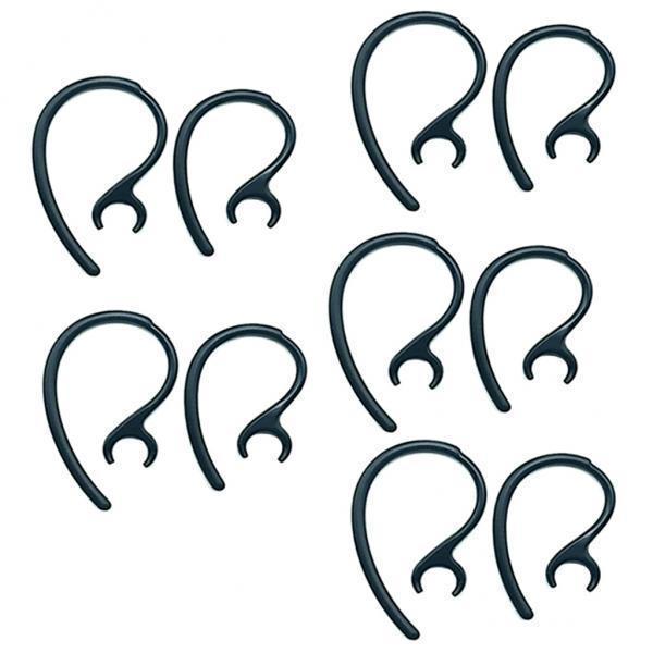 2X 10 Pieces Replacement Earhook Ear Earloop Clip For Headset black