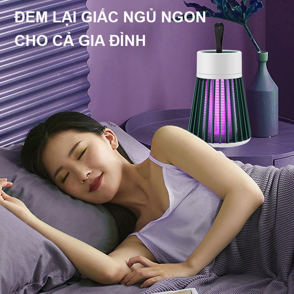 Đèn Bắt Muỗi, Ruồi và Côn Trùng Thông Minh, An Toàn - Kiêm Đèn Ngủ LED - HÀNG NHẬP KHẨU