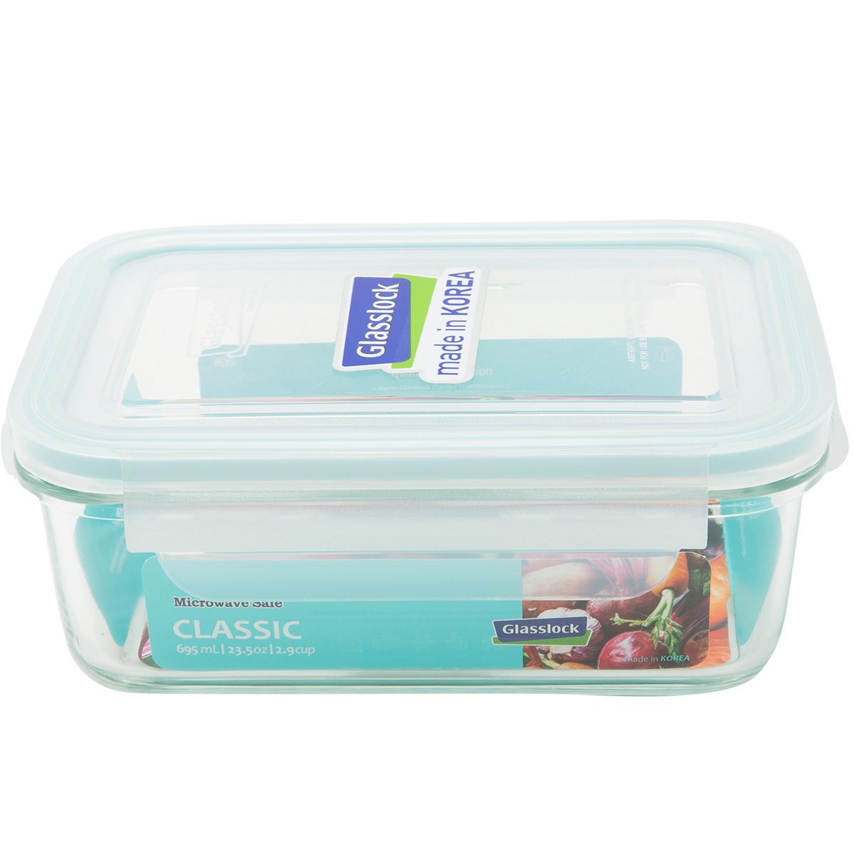 Bộ 2 Hộp Thủy Tinh Glasslock Lunch71 695/710/715 ml Và Túi Giữ Nhiệt
