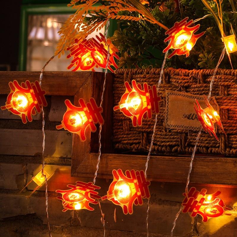 1 bộ dây đèn 10 LED trang trí năm mới