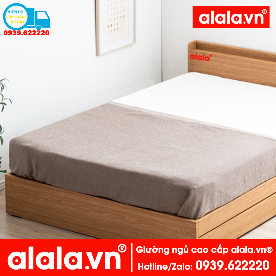 Giường ngủ 1m x 2m ALALA cao cấp - Thương hiệu alala.vn - ALALA27