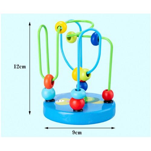 Đồ chơi luồn hạt mini gỗ cho bé luyện khéo tay kiên nhẫn