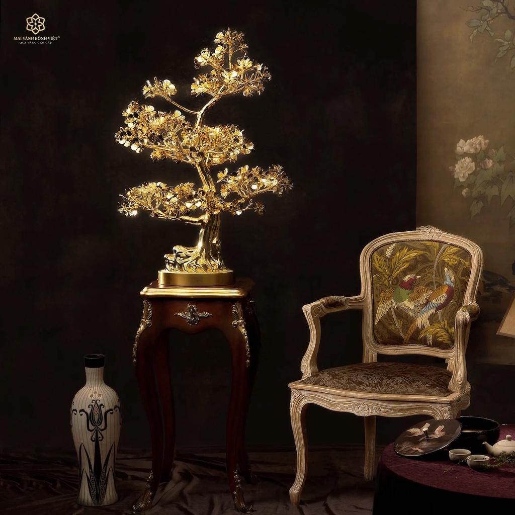 Cây Mai Rồng Việt mạ vàng 24k cao 80cm