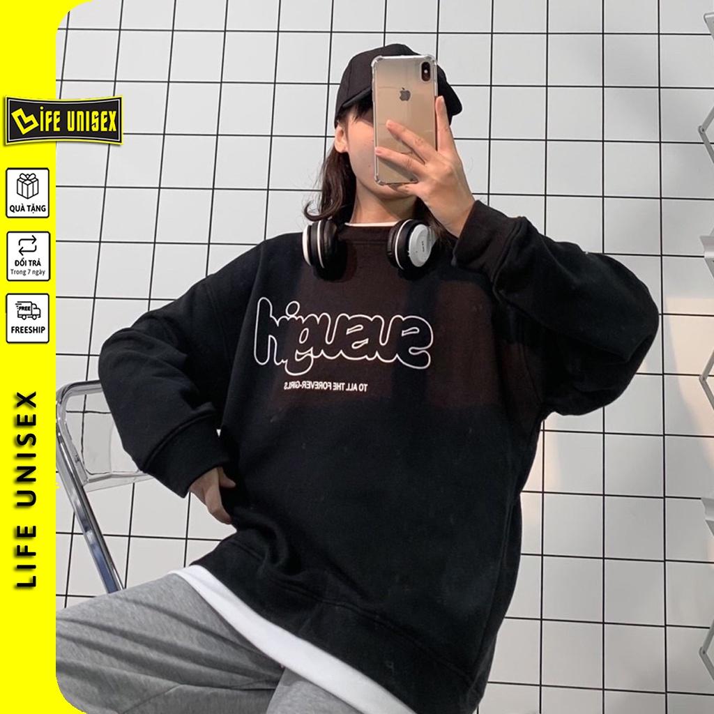 Áo khoác Sweater nỉ SUSU.GIRL Cute Áo khoác nỉ phong cách Hàn Quốc Unisex - Life Unisex