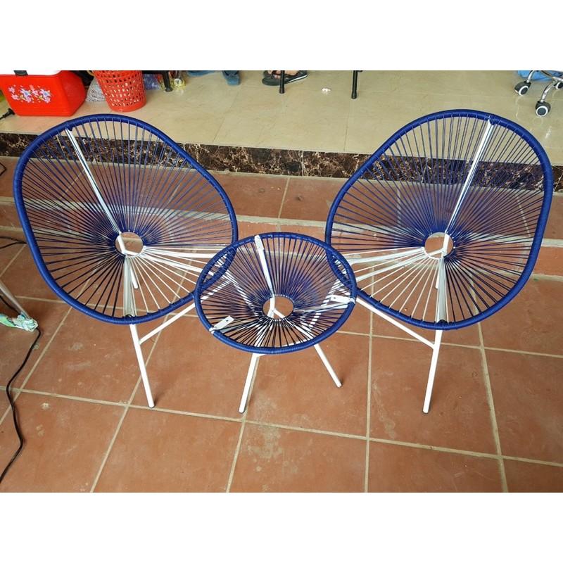 Bộ ghế ban công giả mây giá sỉ g5