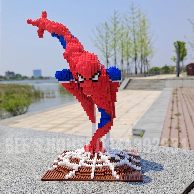 Đồ chơi lắp ráp nano block 3d xếp hình siêu nhân người nhện quà tặng sinh nhật lắp ghép đồ decor