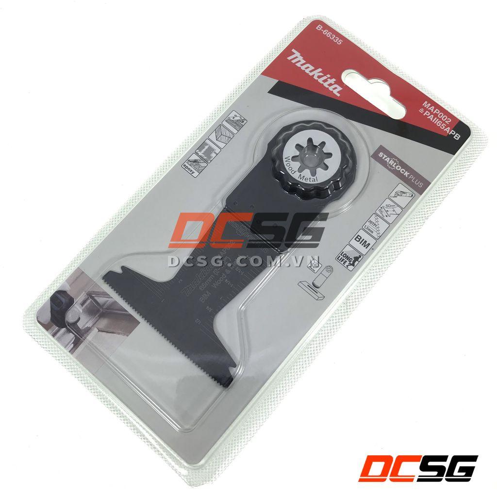 Lưỡi cắt rung cho gỗ và kim loại Starlock Plus 65mm/MAP002 Makita B-66335 | DCSG