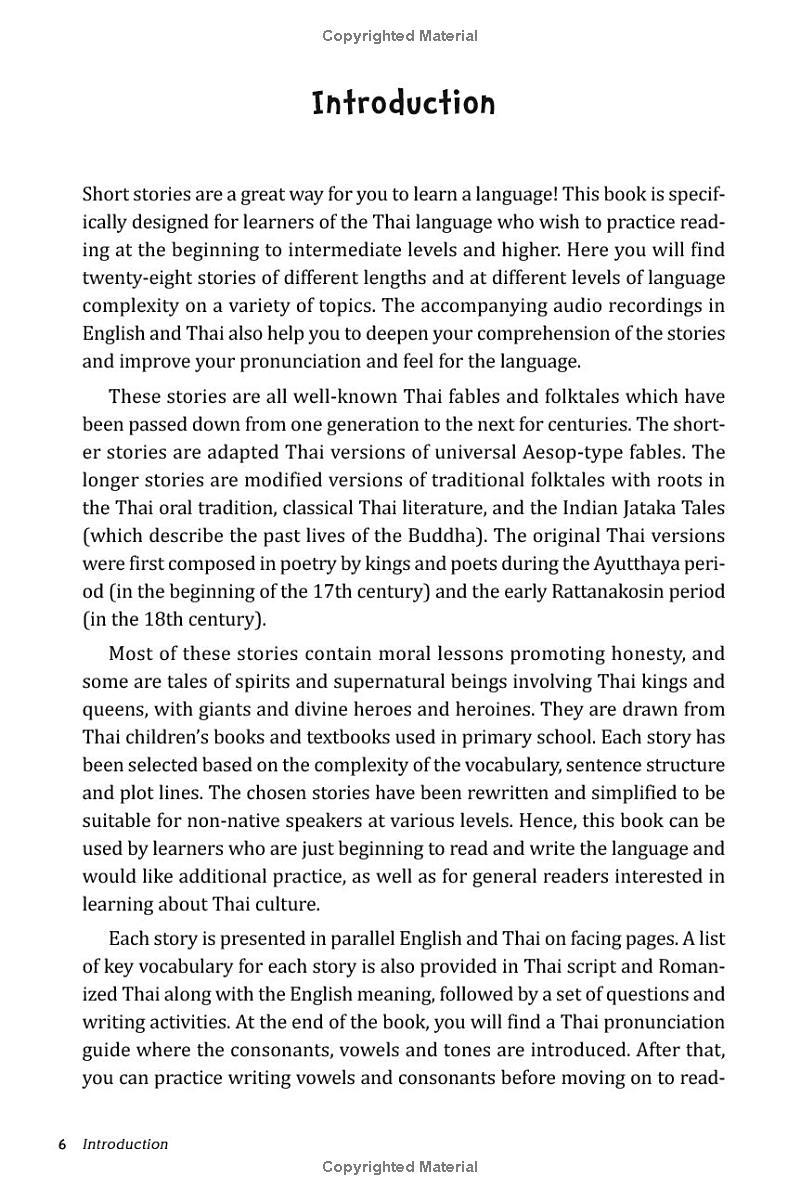 Sách ngoại văn: Thai Stories For Language Learners