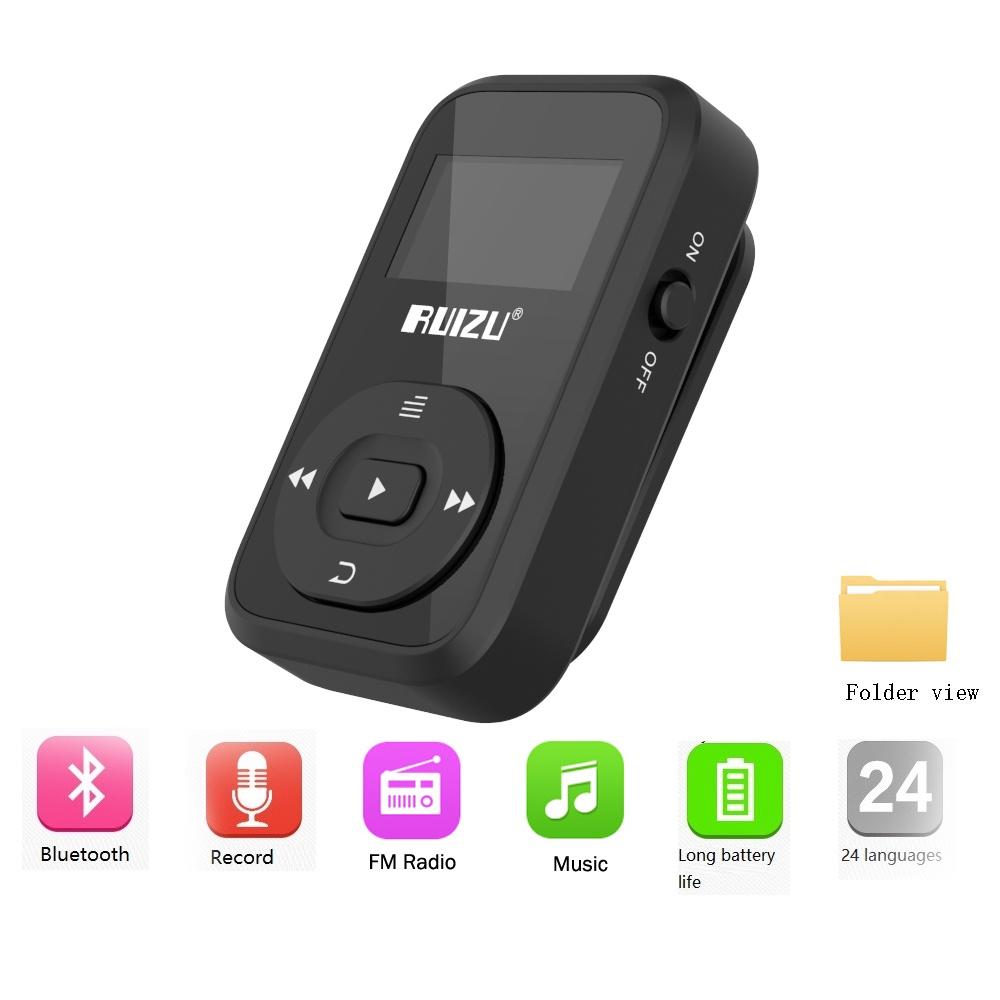 Máy nghe nhạc MP3 MP4 bluetooth RUIZU X26 - Hàng chính hãng