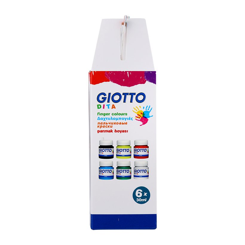 Màu nước vẽ tay nhập khẩu Italy GIOTTO Dita - 6 lọ x 30ml 537700