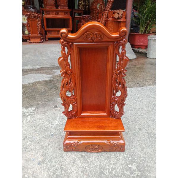 Bài vị thờ - long vị gỗ hương cao 48cm