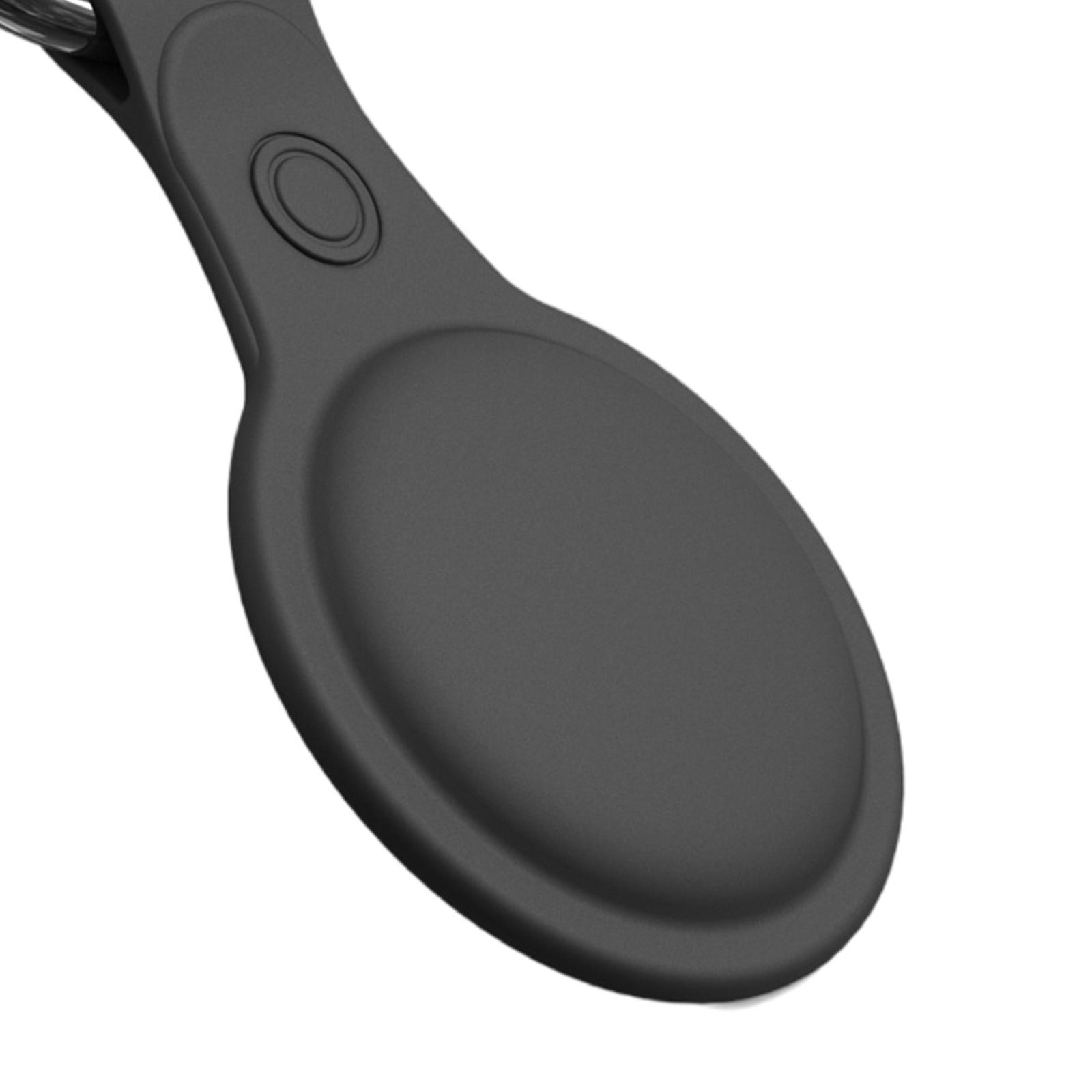 Silicone Case Sleeve for Apple AirTags with Anti-Lost Keychain Ring
