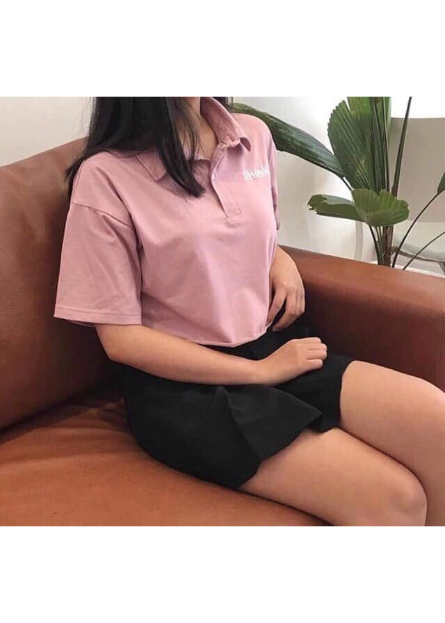 ÁO CROPTOP THUN NỮ CỔ TRỤ