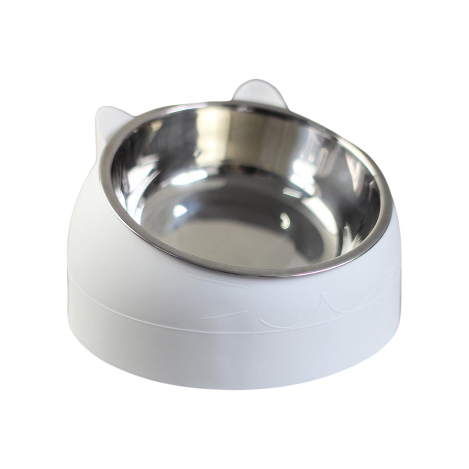 2x Pet Feeder Raised Food Feeder Neck Protective Bowls