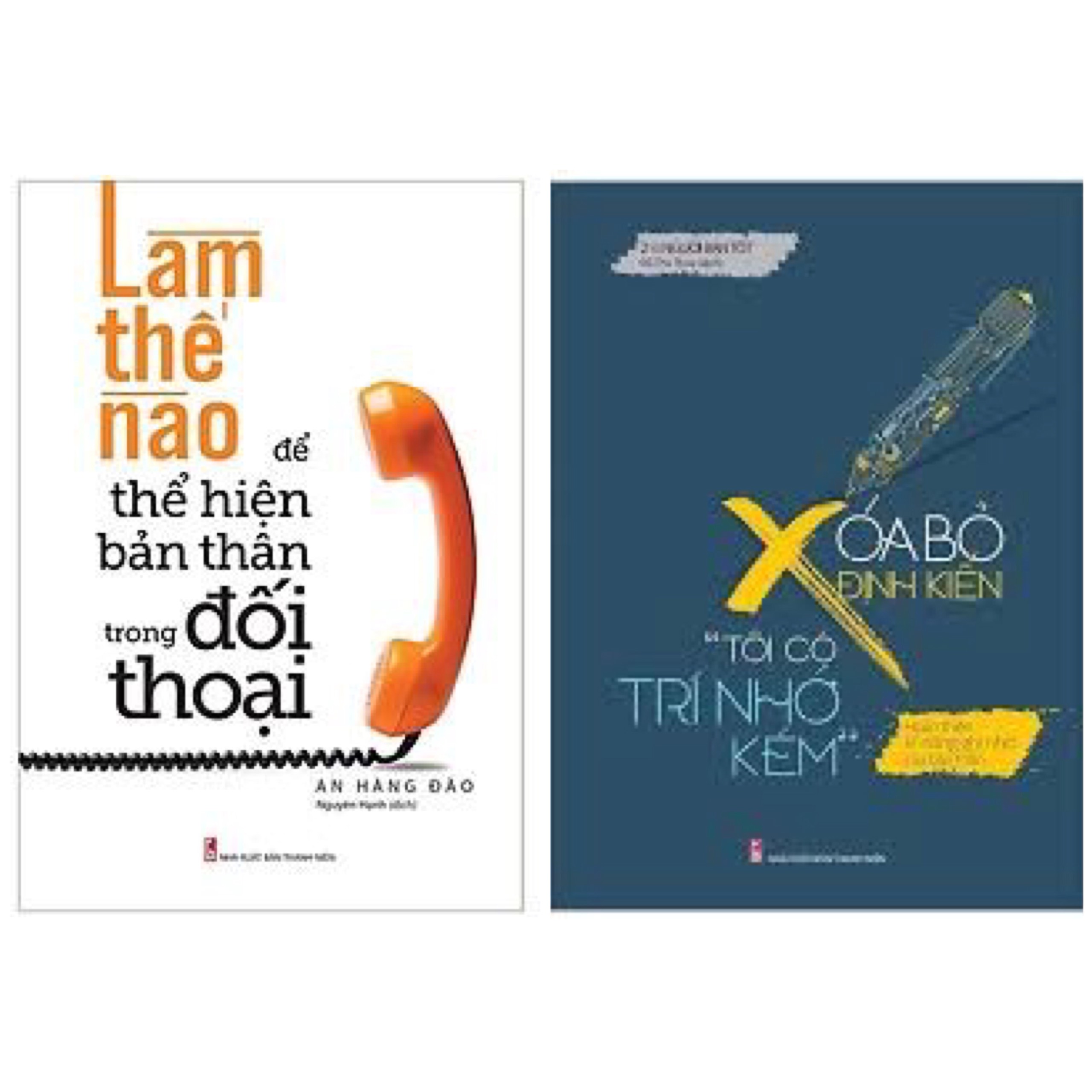 Combo 2 Cuốn : Xóa Bỏ Định Kiến "Tôi Có Trí Nhớ Kém" + Làm Thế Nào Để Thể Hiện Bản Thân Trong Đối Thoại