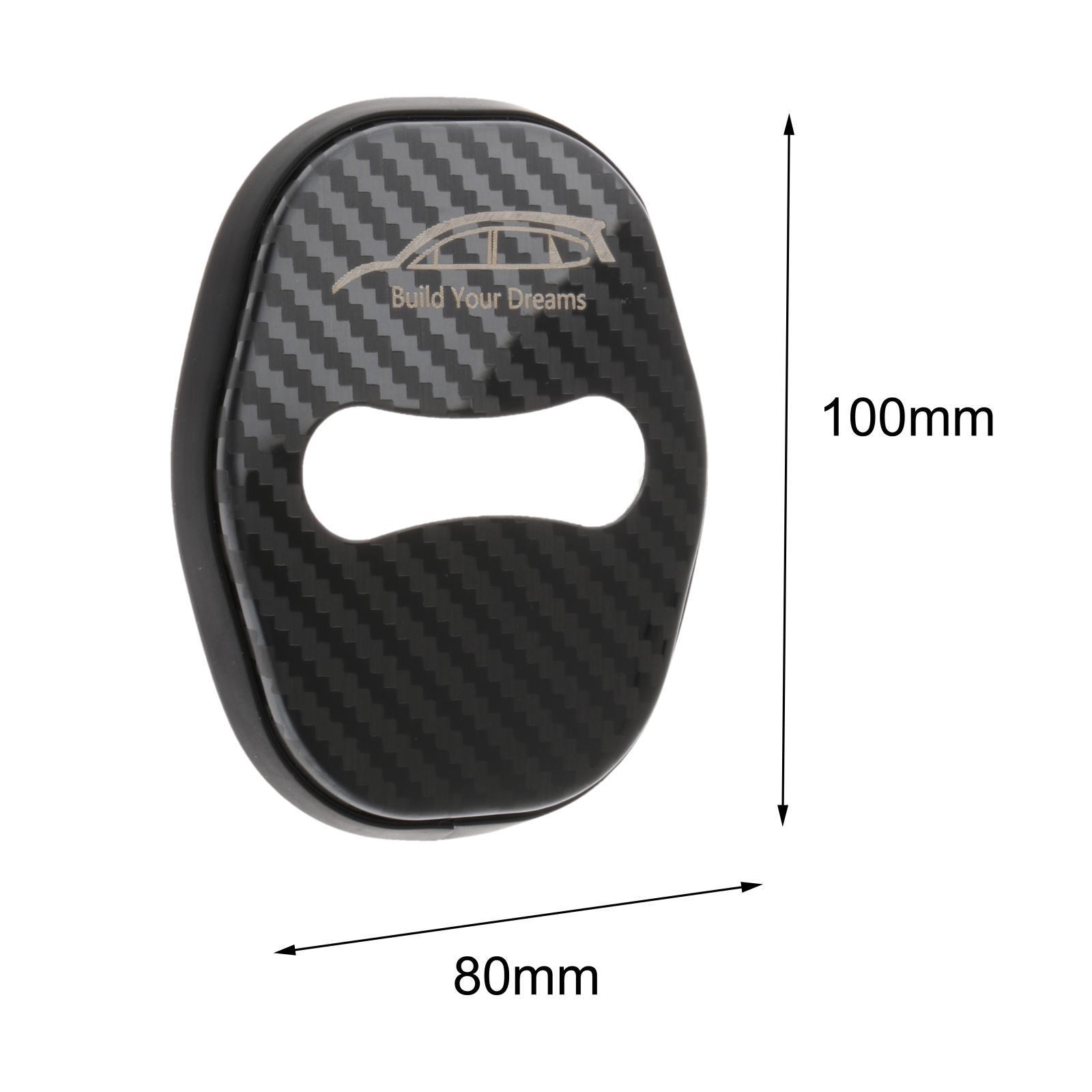 4 Pieces Stainless Steel Door Lock Cover for Byd Atto 3 Yuan Plus