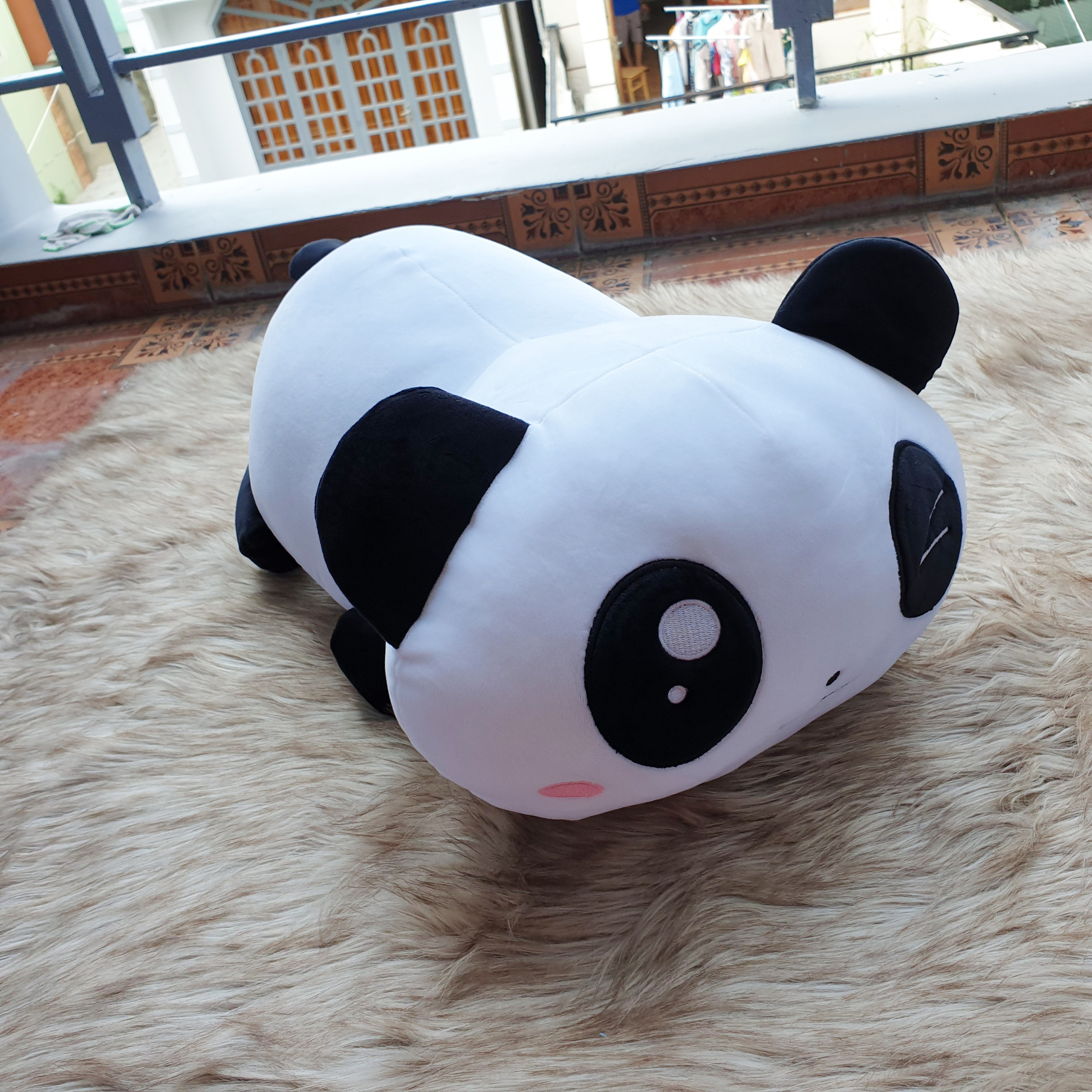 Gấu trúc Panda nằm nhồi bông siêu mềm size 45cm