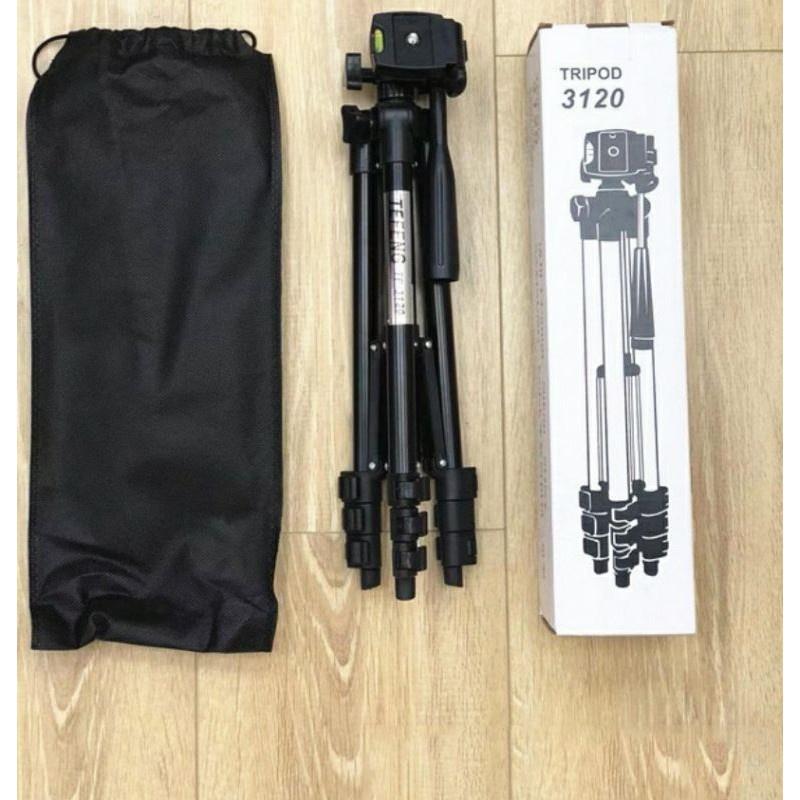 Gậy 3 chân chụp hình điện thoai, chân đế livetream quay Tripod 3120