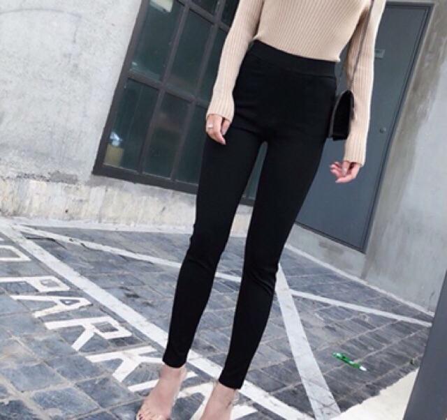 Quần legging 2 túi sau