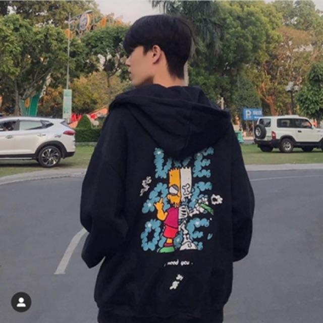 Áo khoác nỉ dáng rộng