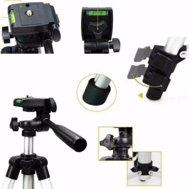 Bộ Tripod TF-3110A kèm 1 kẹp điện thoại và túi đựng h234