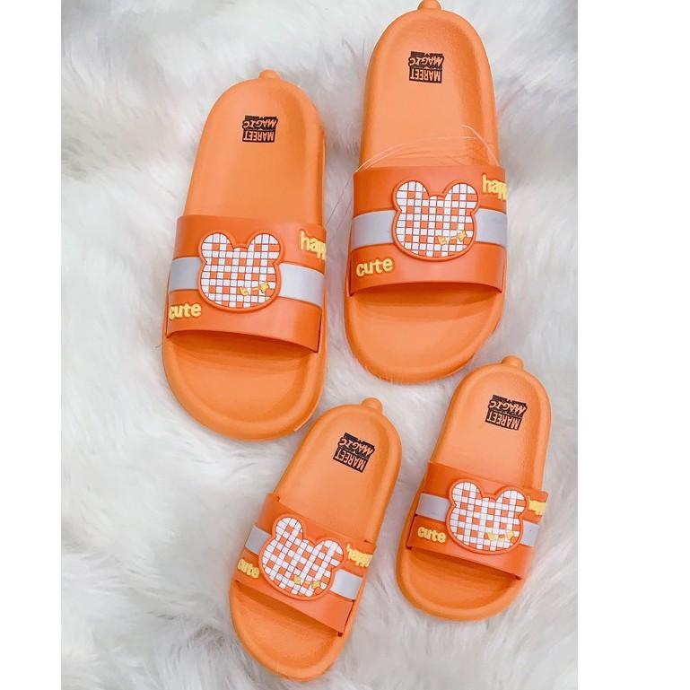 Dép Đôi Cho Mẹ Và Bé ,Mẫu Cho Mẹ 5 Màu Full size 36-40, Mẫu Cho Bé 5 Màu Full size 18-23