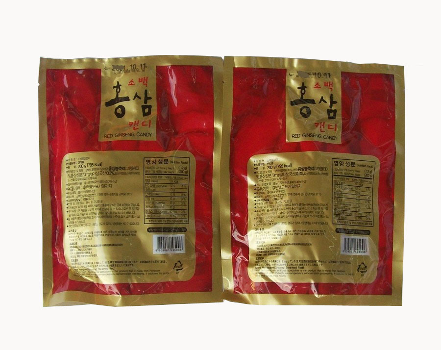 Combo 2 gói kẹo hồng sâm Sobaek Candy Ginseng TP0013 (200g)