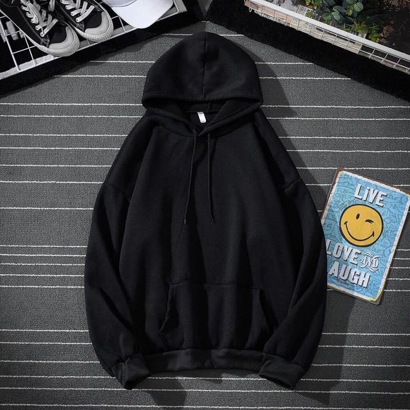 Áo Hoodie trơn cao cấp nón 2 lớp dày dặn