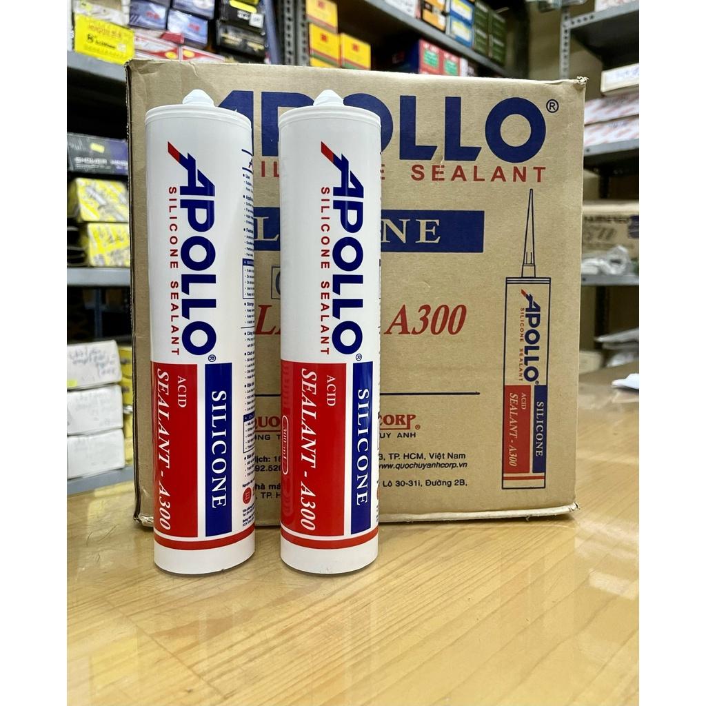 Keo silicone A300 Acid Trong/Sữa 300ml