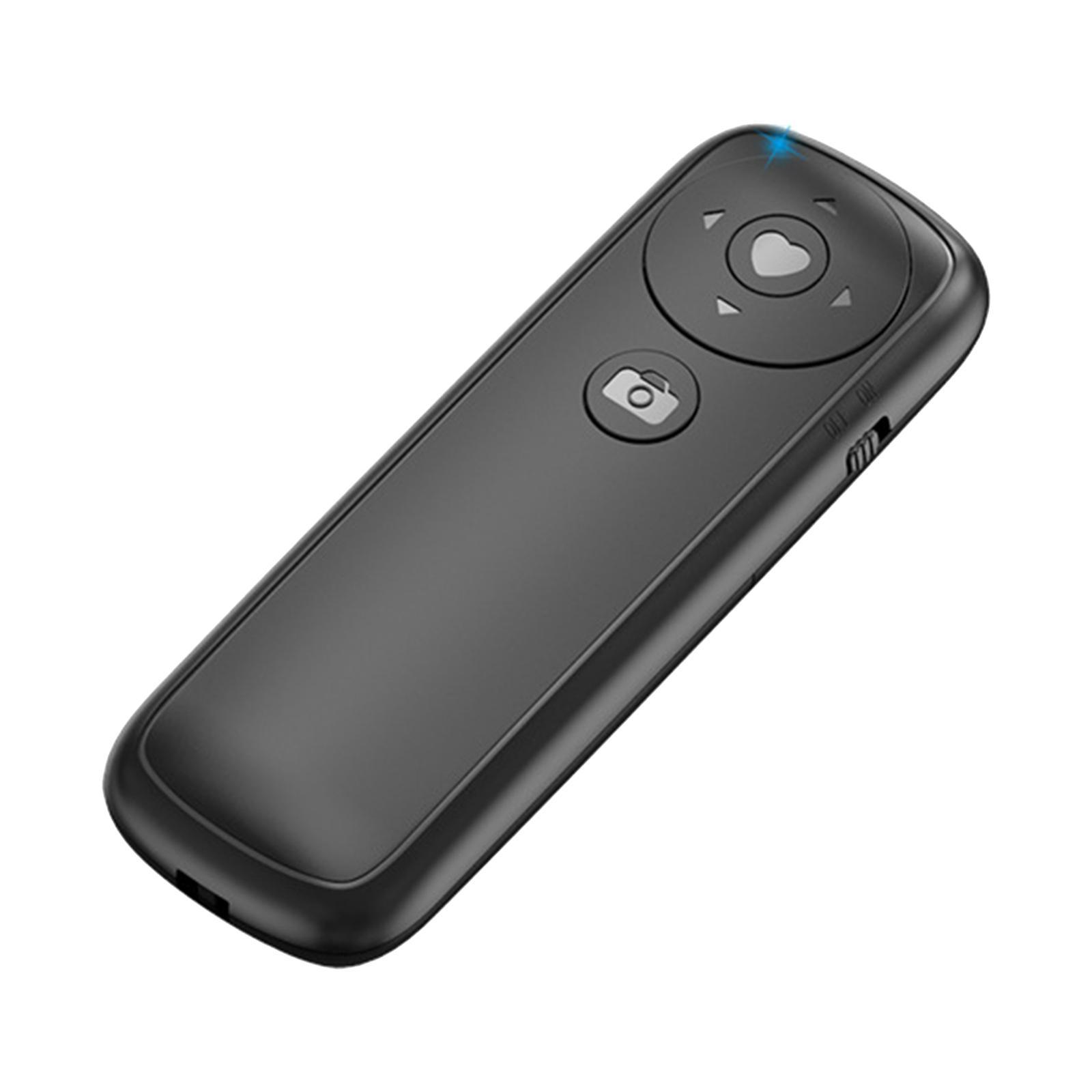 Bluetooth Shutter Remote Control Selfie Button Clicker for Most Smartphones
