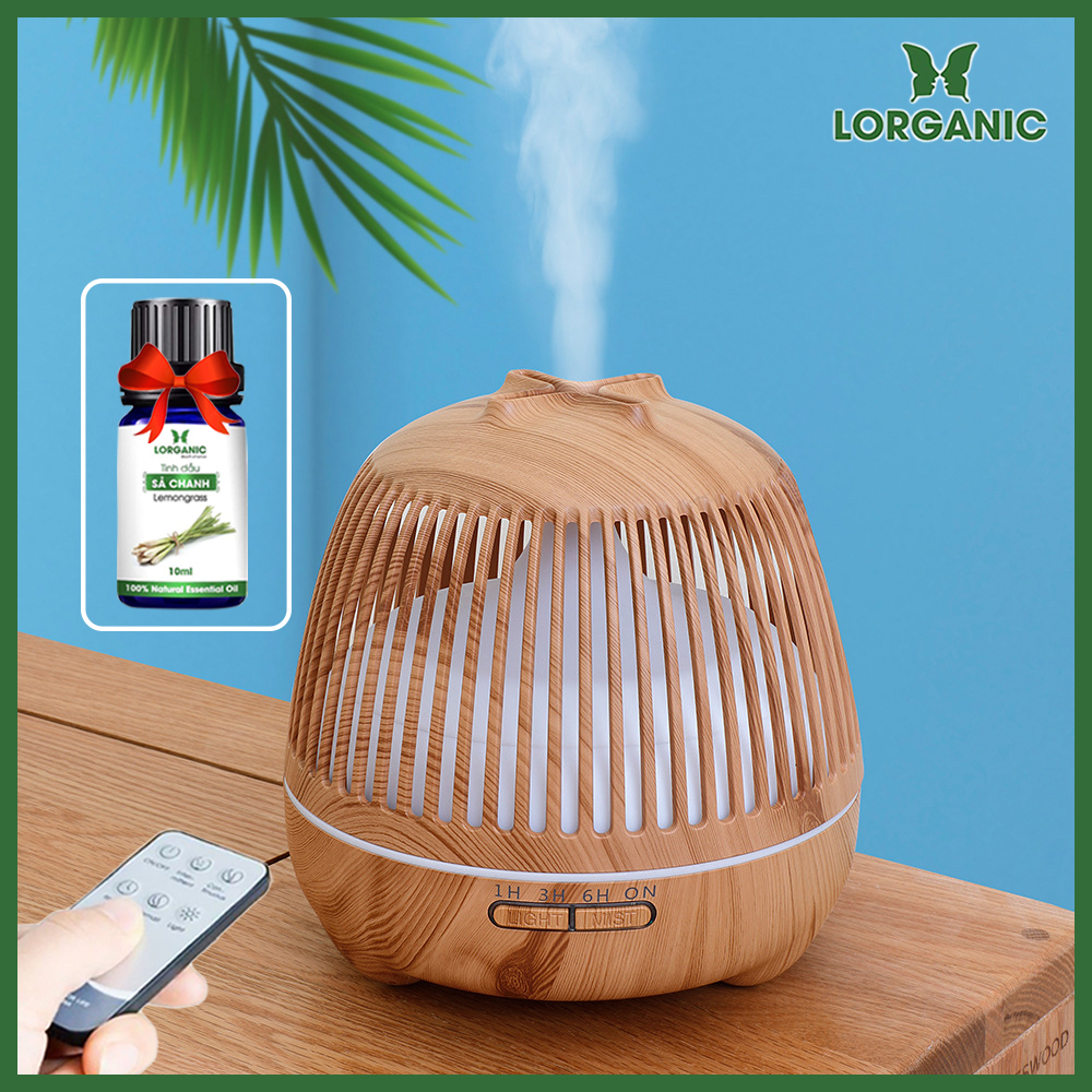 Máy khuếch tán/ máy xông tinh dầu Lorganic hình Tổ Chim Plus FX2080/ Công nghệ hiện đại / Thích hợp xông phòng 15-40m2