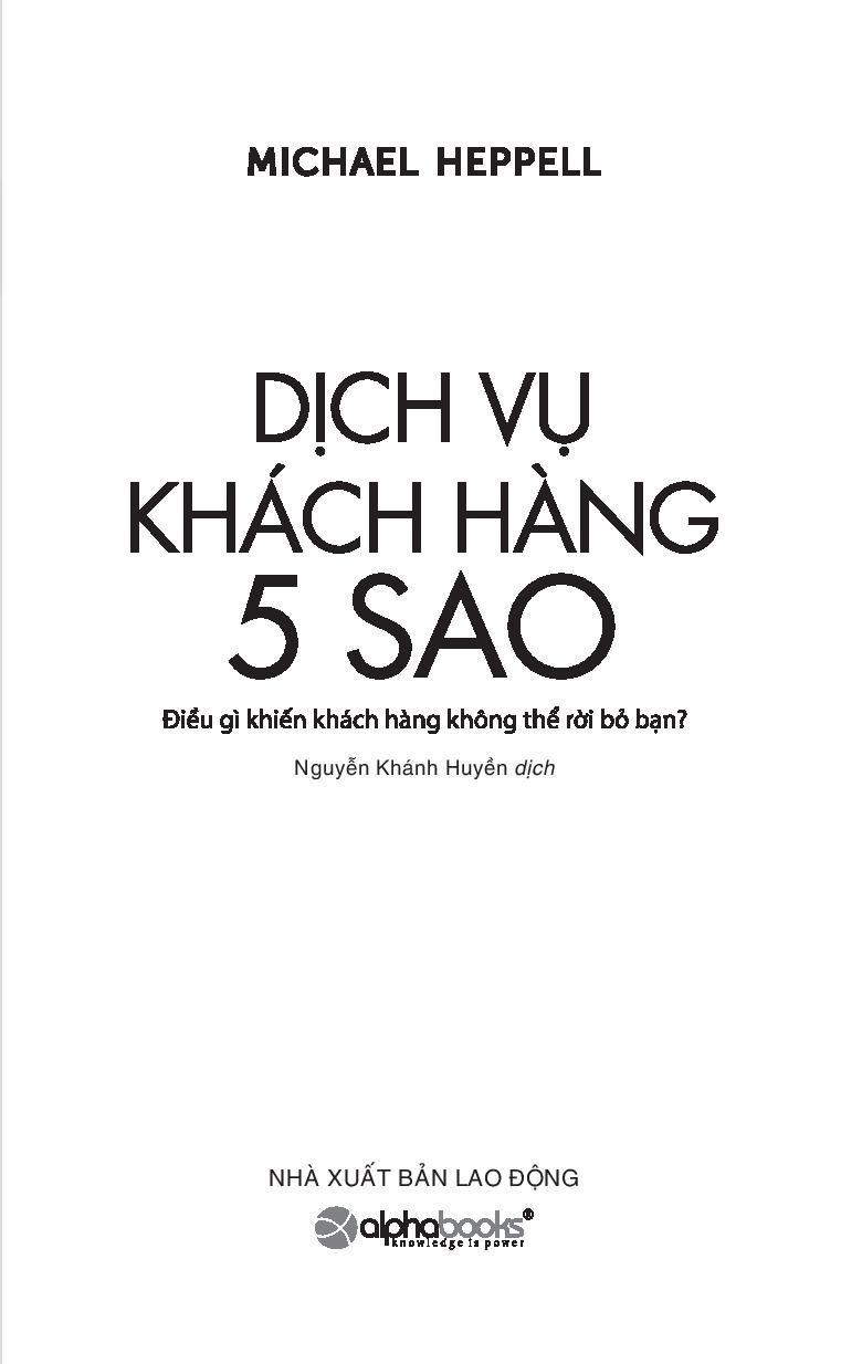 Dịch Vụ Khách Hàng 5 Sao (Tái Bản 2022)