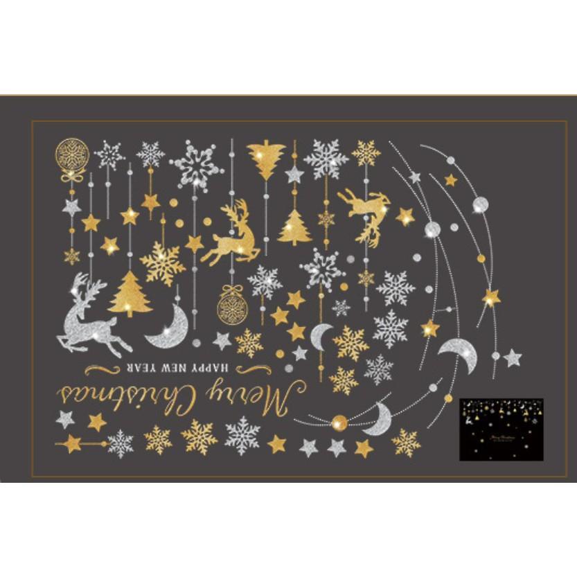 DECAL TRANG TRÍ GIÁNG SINH NOEL 2 MẶT DÂY TREO TRANG TRÍ