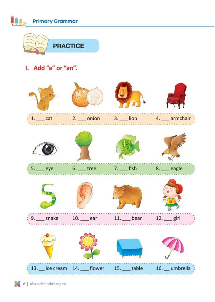 Primary Grammar - Ngữ Pháp Tiếng Anh Theo Chủ Đề Lớp 3 - Tập 1 (Tái Bản 2024)