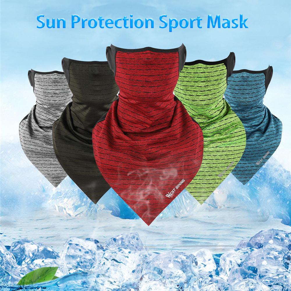 Khăn đa năng che mặt bằng vải lụa chống gió lạnh ngoài trời