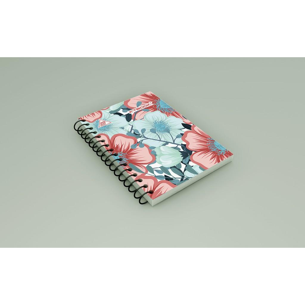 Số tay lò xo bìa cứng A5 KTBOOK 100 trang size A5
