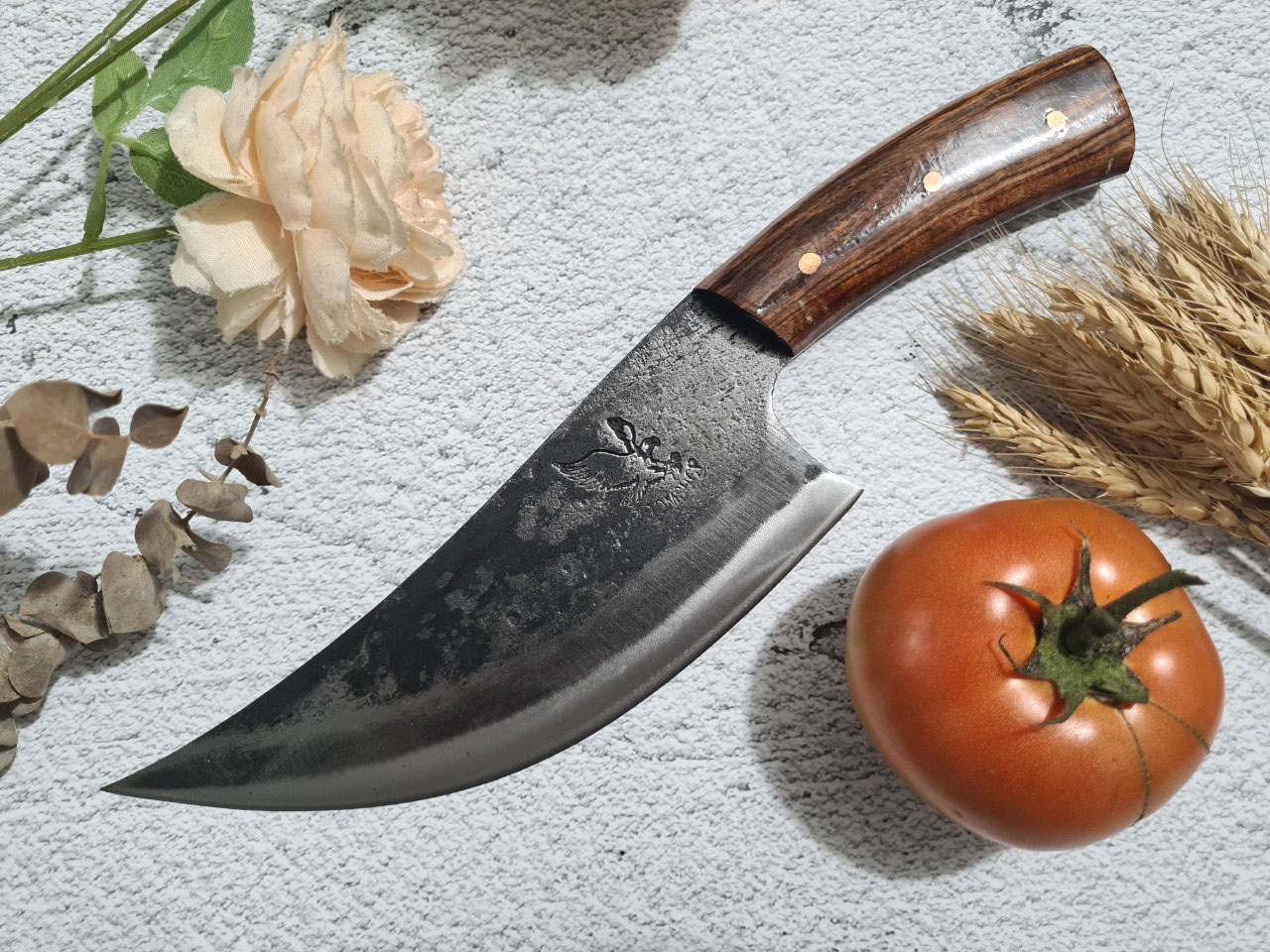 DAO BẾP PHÚC SEN -  DAO BẦU CÁN CONG MÃ VSN3