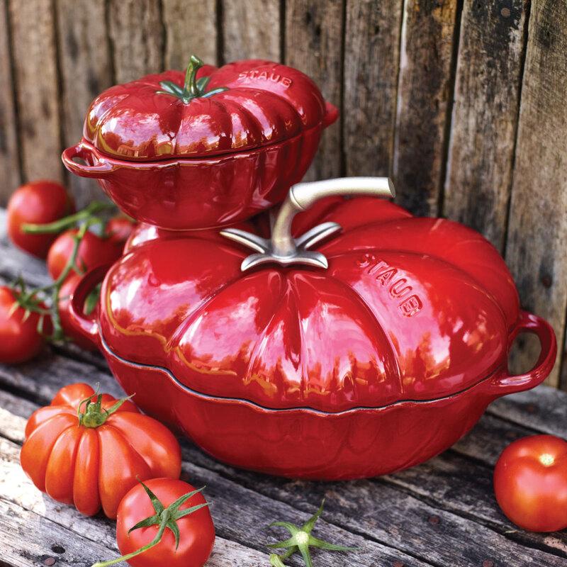 Nồi Gang Bí Ngô Staub, Nồi Gang Đúc Cao Cấp 24cm, Dung Tích 3.5L , Thích Hợp Cho Mọi Loại Bếp, Nhập Đức