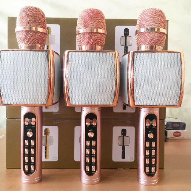 Mic Hát Karaoke Bluetooth YS93 Dùng Hát Tại Nhà Hoặc Livetream